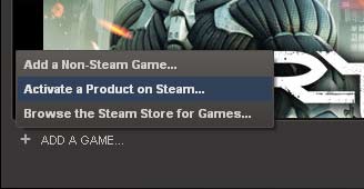 activer jeu Steam